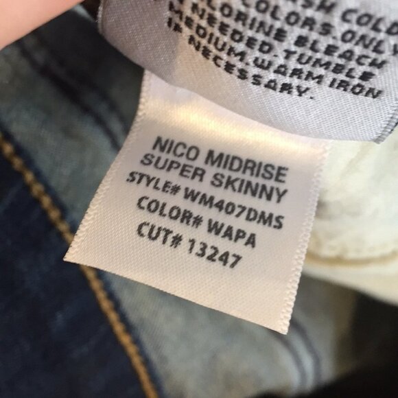 25 Hudson Skinny Jeans G04 1257 - Picture 5 of 5